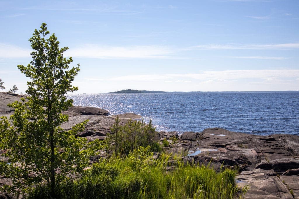 vue sur l'eau